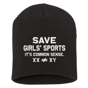 Save Girl.S Sports Its Common Sense Xx Different To Xy Short Acrylic Beanie