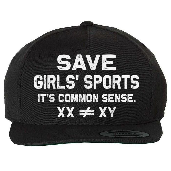 Save Girl.S Sports Its Common Sense Xx Different To Xy Wool Snapback Cap