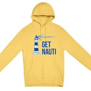 Sailing Gift Sailer Nautics Pun Nautical Gift Boating Cool Gift Premium Pullover Hoodie