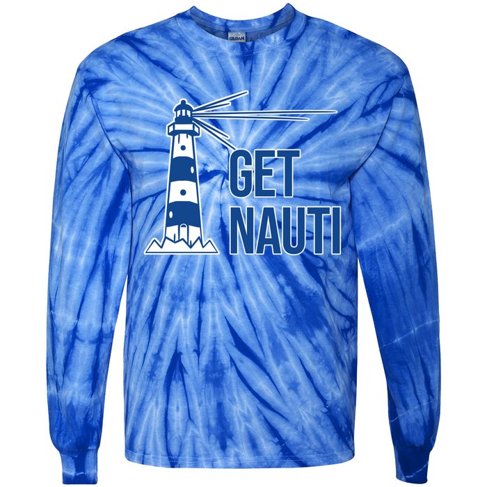 Sailing Gift Sailer Nautics Pun Nautical Gift Boating Cool Gift Tie-Dye Long Sleeve Shirt