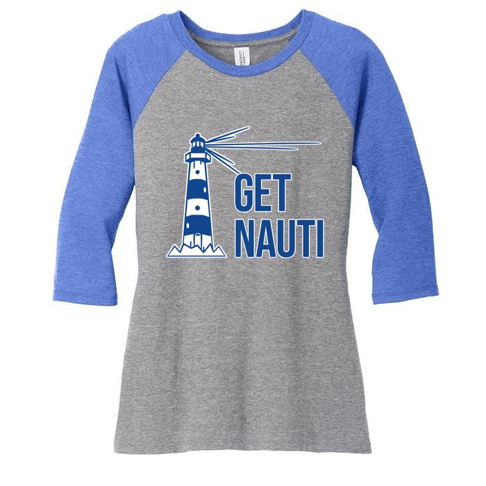 Sailing Gift Sailer Nautics Pun Nautical Gift Boating Cool Gift Women's Tri-Blend 3/4-Sleeve Raglan Shirt