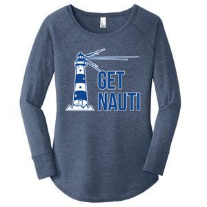 Sailing Gift Sailer Nautics Pun Nautical Gift Boating Cool Gift Women's Perfect Tri Tunic Long Sleeve Shirt