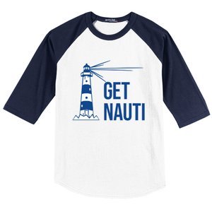 Sailing Gift Sailer Nautics Pun Nautical Gift Boating Cool Gift Baseball Sleeve Shirt