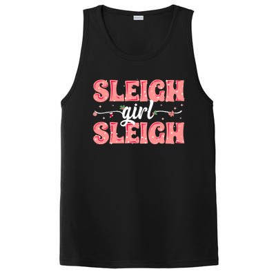 Sleigh Girl Sleigh Retro Christmas Santas PosiCharge Competitor Tank