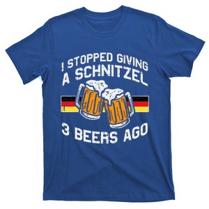 Stopped Giving Schnitzel Funny Bavaria Oktoberfest T-Shirt