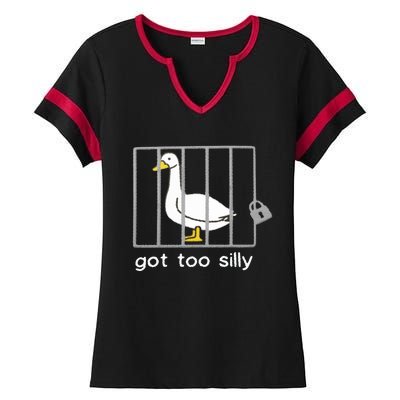 Silly Goose Ladies Halftime Notch Neck Tee