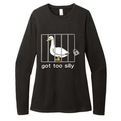 Silly Goose Womens CVC Long Sleeve Shirt