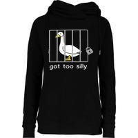 Silly Goose Womens Funnel Neck Pullover Hood