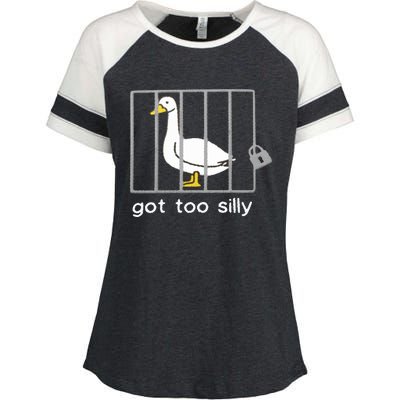 Silly Goose Enza Ladies Jersey Colorblock Tee