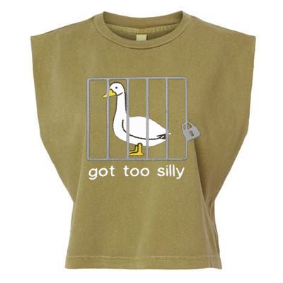 Silly Goose Garment-Dyed Women's Muscle Tee