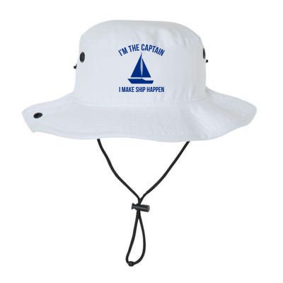 Sailing Gift Ship Pun Sailer Sailboat Gift Boating Gift Legacy Cool Fit Booney Bucket Hat