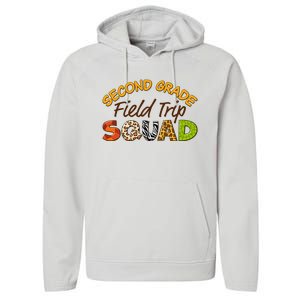 Second Grade Students School Zoo Field Trip Squad Matching Performance Fleece Hoodie