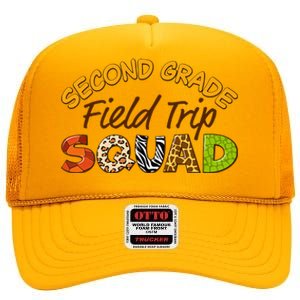 Second Grade Students School Zoo Field Trip Squad Matching High Crown Mesh Back Trucker Hat