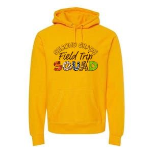 Second Grade Students School Zoo Field Trip Squad Matching Premium Hoodie