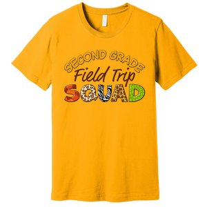 Second Grade Students School Zoo Field Trip Squad Matching Premium T-Shirt