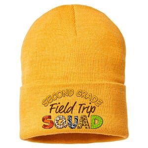 Second Grade Students School Zoo Field Trip Squad Matching Sustainable Knit Beanie