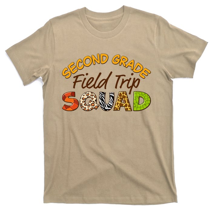 Second Grade Students School Zoo Field Trip Squad Matching T-Shirt