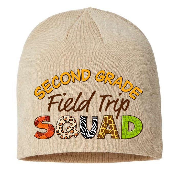 Second Grade Students School Zoo Field Trip Squad Matching Sustainable Beanie