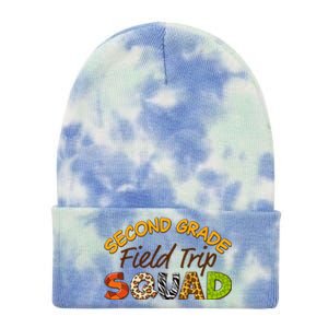 Second Grade Students School Zoo Field Trip Squad Matching Tie Dye 12in Knit Beanie