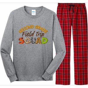 Second Grade Students School Zoo Field Trip Squad Matching Long Sleeve Pajama Set