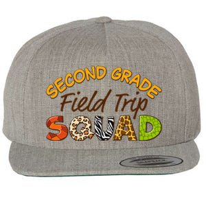 Second Grade Students School Zoo Field Trip Squad Matching Wool Snapback Cap