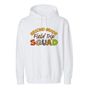 Second Grade Students School Zoo Field Trip Squad Matching Garment-Dyed Fleece Hoodie