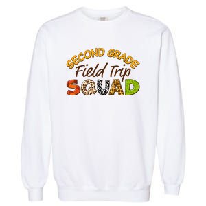 Second Grade Students School Zoo Field Trip Squad Matching Garment-Dyed Sweatshirt