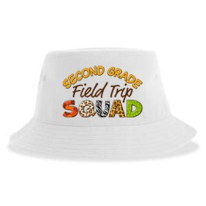 Second Grade Students School Zoo Field Trip Squad Matching Sustainable Bucket Hat