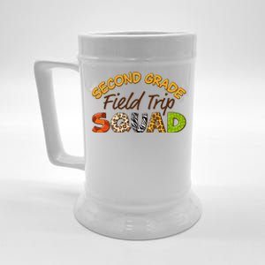 Second Grade Students School Zoo Field Trip Squad Matching Beer Stein