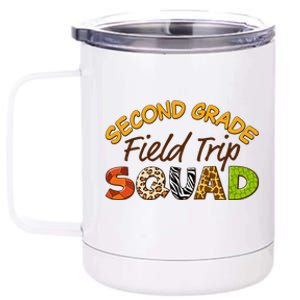 Second Grade Students School Zoo Field Trip Squad Matching 12 oz Stainless Steel Tumbler Cup