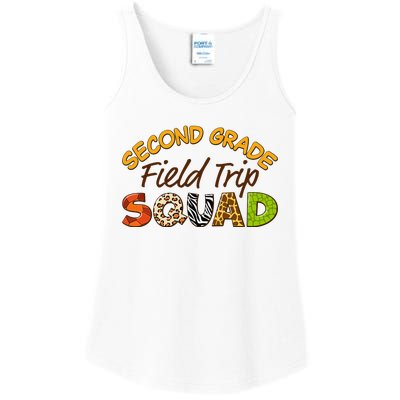 Second Grade Students School Zoo Field Trip Squad Matching Ladies Essential Tank