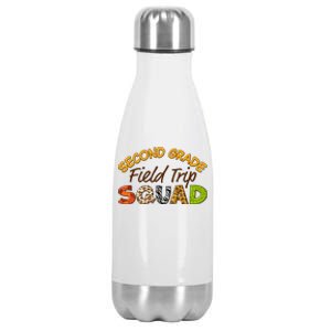 Second Grade Students School Zoo Field Trip Squad Matching Stainless Steel Insulated Water Bottle