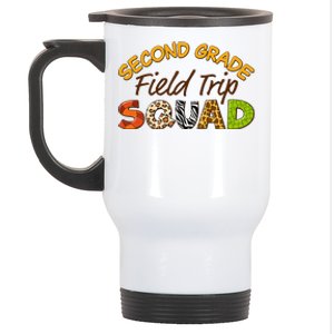 Second Grade Students School Zoo Field Trip Squad Matching Stainless Steel Travel Mug