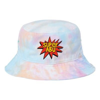 Spanish Grandparent Super Abu Superhero Abuelo Abuela Tie Dye Newport Bucket Hat