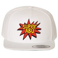 Spanish Grandparent Super Abu Superhero Abuelo Abuela Wool Snapback Cap