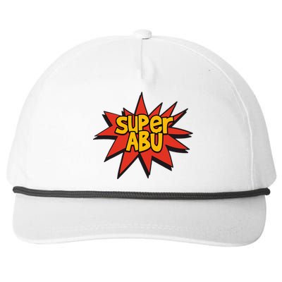 Spanish Grandparent Super Abu Superhero Abuelo Abuela Snapback Five-Panel Rope Hat