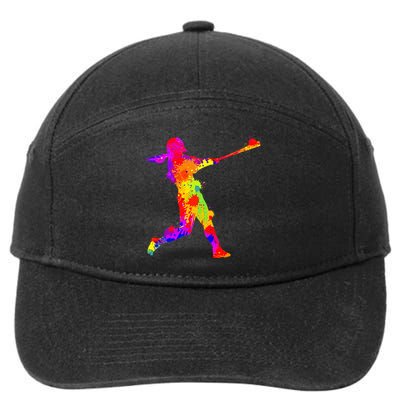 Softball Girl 7-Panel Snapback Hat