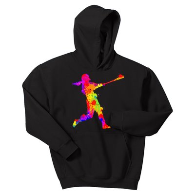 Softball Girl Kids Hoodie