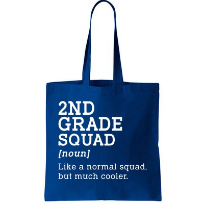 Second Grade Squad Student Teacher Back To School Gift Tote Bag