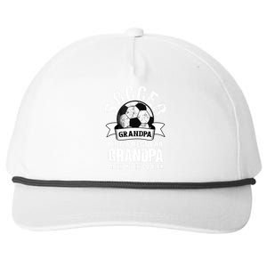 Soccer Grandpa Soccer Player Funny Grandfather Soccer Snapback Five-Panel Rope Hat