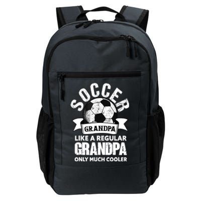 Soccer Grandpa Soccer Player Funny Grandfather Soccer Daily Commute Backpack