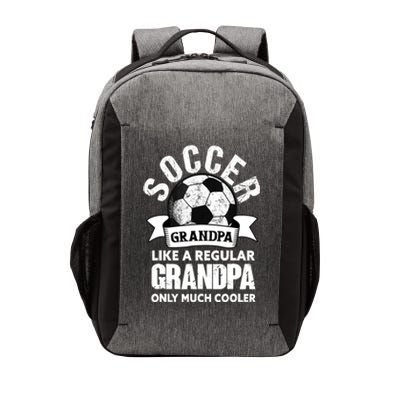 Soccer Grandpa Soccer Player Funny Grandfather Soccer Vector Backpack