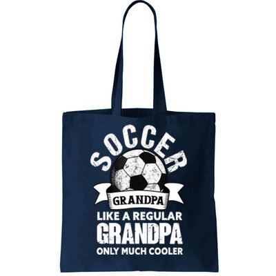 Soccer Grandpa Soccer Player Funny Grandfather Soccer Tote Bag