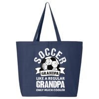 Soccer Grandpa Soccer Player Funny Grandfather Soccer 25L Jumbo Tote