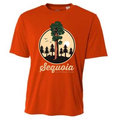 Sequoia General Sher Tree Camping Sequoia National Park Cute Gift Cooling Performance Crew T-Shirt