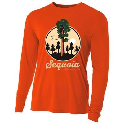 Sequoia General Sher Tree Camping Sequoia National Park Cute Gift Cooling Performance Long Sleeve Crew