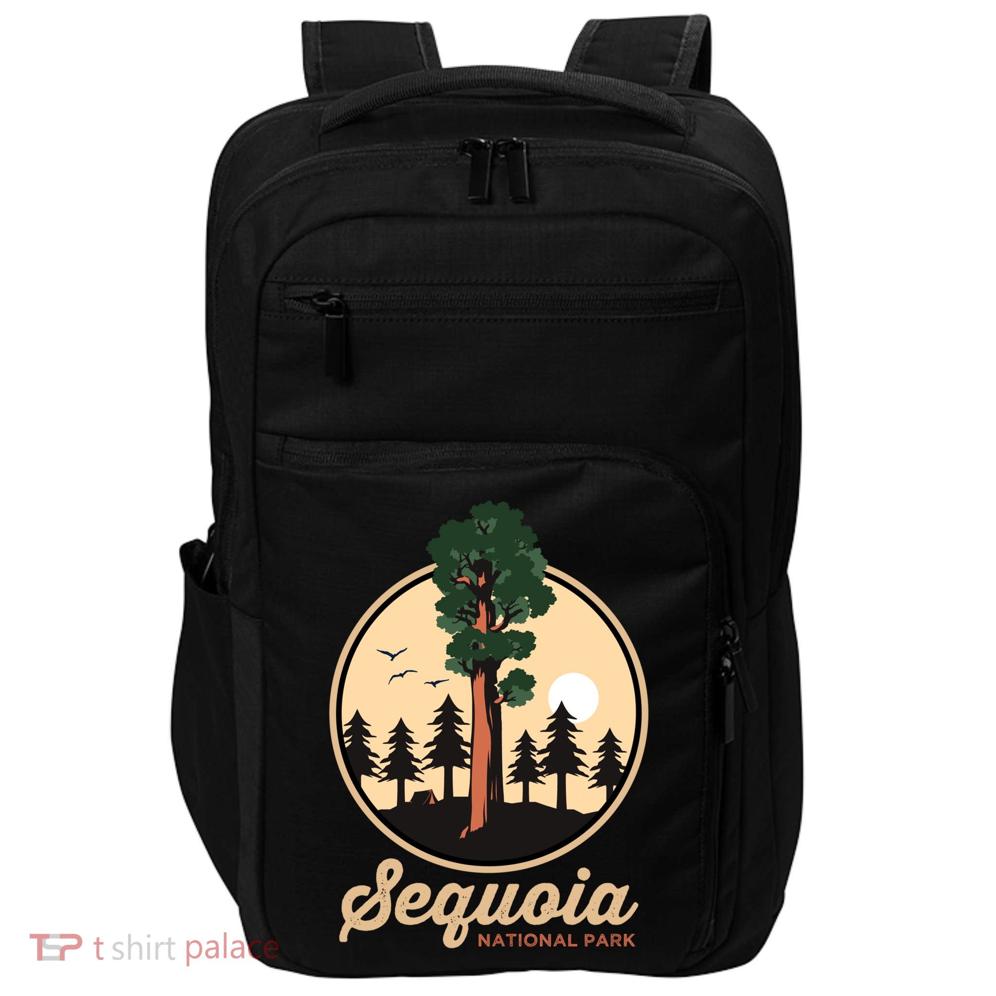 Sequoia General Sher Tree Camping Sequoia National Park Cute Gift Impact Tech Backpack