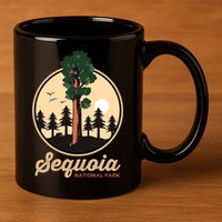 Sequoia General Sher Tree Camping Sequoia National Park Cute Gift 11oz C Handle Ceramic Mug