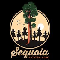 Sequoia General Sher Tree Camping Sequoia National Park Cute Gift Drawstring Bag