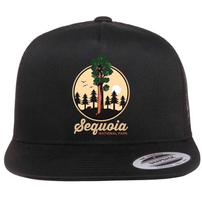 Sequoia General Sher Tree Camping Sequoia National Park Cute Gift Flatbill Hat